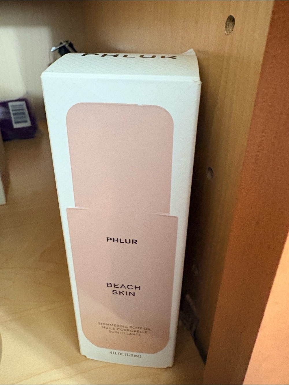 Beach Skin Shimmering Body Oil — Pink